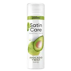 Satin Care Normal Skin Avocado Twist Shave Gel 200ml _ Gillette