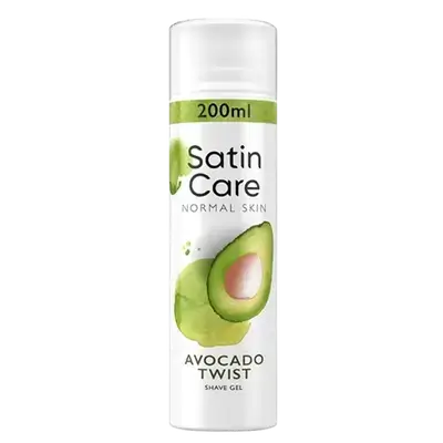 Satin Care Normal Skin Avocado Twist Shave Gel 200ml _ Gillette
