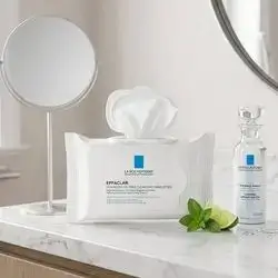 La Roche-Posay Effaclar Clarifying Oil-Free Cleansing Towelettes (25 Wet Towelettes)