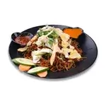 Egg Noodles/ Hot Chilli Sauce And Dampling Sauce