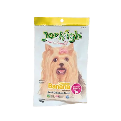 JerHigh – Chicken & Banana 70g
