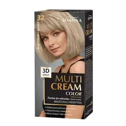 Multi Cream Permanent Intensive Hair Color Dye Care 32 PLATINUM BLOND _ JOANNA