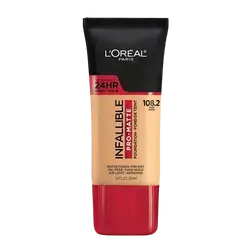 INFALLIBLE Pro-Matte Oil-Free Up To 24HR Foundation 108.2 SAND SABLE 30ml _ L'OREAL PARIS