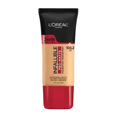 INFALLIBLE Pro-Matte Oil-Free Up To 24HR Foundation 108.2 SAND SABLE 30ml _ L'OREAL PARIS