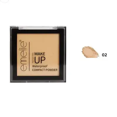 Emelie Makeup Waterproof Compact Powder