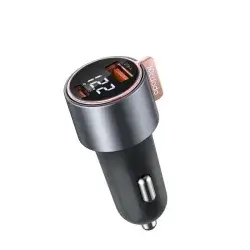 Mcdodo CC-369 | 75W PD Car Charger With Digital Display | Dual Ports (Type-C & USB)