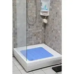 Shower Plastic Mat White Plastic