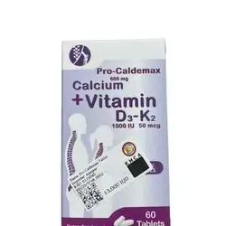 Pro-Caldemax 600mg Calcium + Vitamin D3 1000 IU + K2 50mcg
