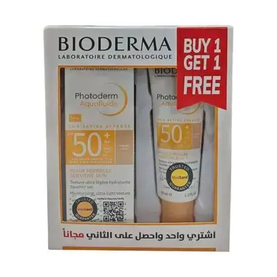 Bioderma Tinted Aquafluid SPF50+ Photoderm Peaux sensibles 40ml