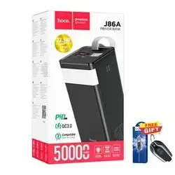 Hoco Power bank “J86A 50000mAh + Keychain Charge + Cable Type C