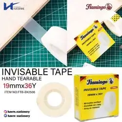 invisible tape-flamingo