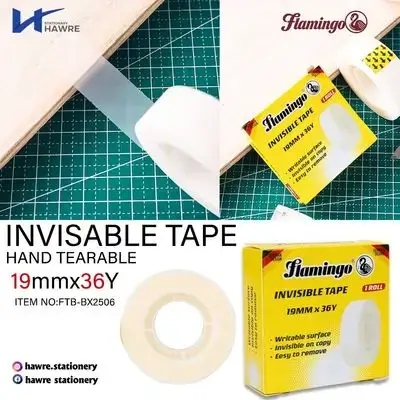 invisible tape-flamingo
