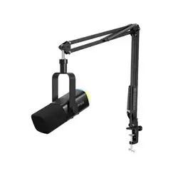 FIFINE AmpliGame AM8T USB/XLR Dynamic Microphone Kit with Boom Arm Stand