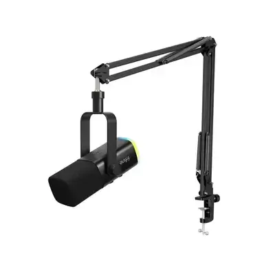 FIFINE AmpliGame AM8T USB/XLR Dynamic Microphone Kit with Boom Arm Stand
