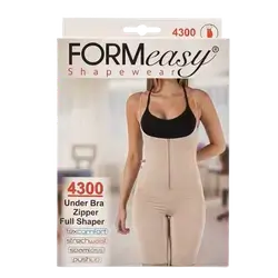 Shapewear Under Bra Zipper Full Shaper Medium Beige 4300 _ Formeasy