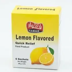 Lemon flavored fawar 6 sachets