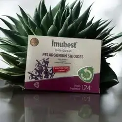 Imubest beta glucan pelargonium sidoides 24 lozenges