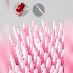 100 pcs Double-Ended Nail Polish Applicator Sticks