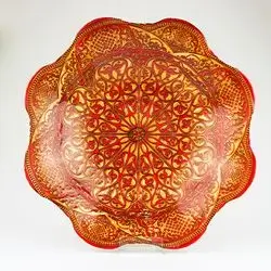 Red Mansaf Plate, 50 Cm