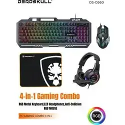 Deadskull C660 4 In 1 Pc Gaming Combo