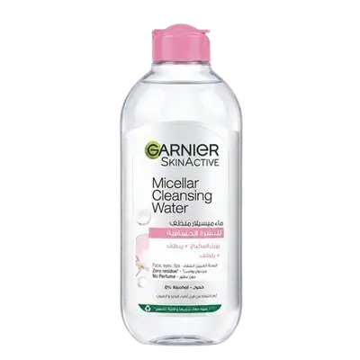 Micellar Cleansing Water for Normal & Sensitive Skin 400ml _ GARNIER