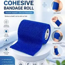 Self-Adhesive Cohesive Bandage Roll (1 Roll)