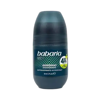 MEN 0% Alcohol Roll-On Deodorant 48h Protection 50ml _ babaria