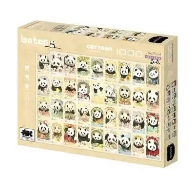 1000pcs Botop Puzzle Panda Family - 70*50cm
