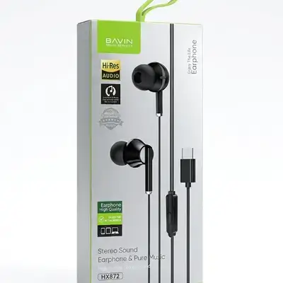 Bavin type C Earphone HX872