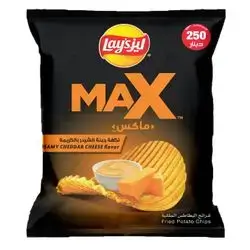 Lay's Max Creamy cheddar cheese flavor 19g±3