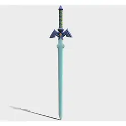 Minecraft Style Pixel Diamond Sword Replica – LED Light-Up Cosplay Prop