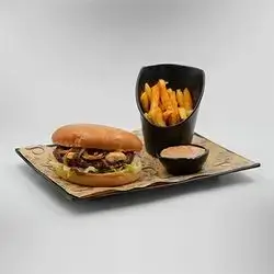 Mushroom Beef Burger
