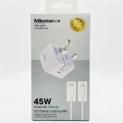 45W Mikorean High Quality Manufacturing Type-C to iPhone