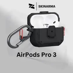 SKINARMA Mecha Le case for AirPods Pro 3 - Black