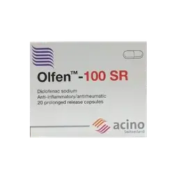 Olfen-100 SR (Diclofenac Sodium 100mg) 20 Capsules _ acino