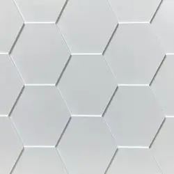 3D Wall Panels Matt White D159