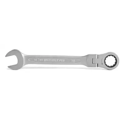 Flexible Head Combination Wrench With Ratchet 18 Mm