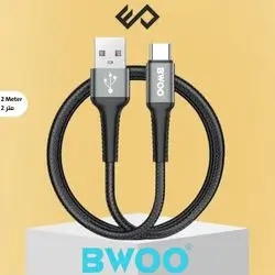 Bwoo USB-A to USB-C Fast Charging Cable 3.0A Nylon 2 meters
