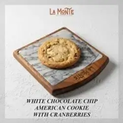 White Chocolate Chip American Cookie with Cranberries