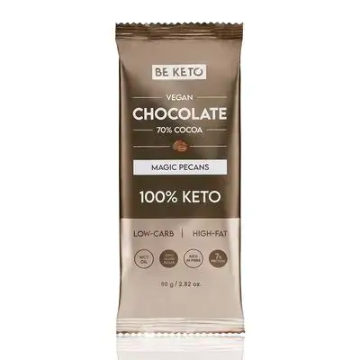 Vegan Keto Chocolate With Pecans And Mct Oil