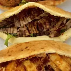 Iraqi Meat Shawarma Sandwich