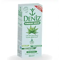 Deniz Feminine Wash With Aloe Vera Extract 255Ml
