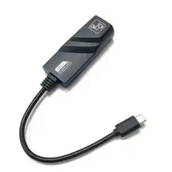USB-C to Ethernet Adapter (RJ45) • Speed: up to 1000 Mbps (Gigabit) • Standards: IEEE 802.3 / IEEE 802.3u / IEEE 802.3ab • Port: USB-C → RJ45 • Feature: Auto MDI-X (auto cable detect) • Works on: Windows, macOS, Linux • Temp: 0–70°C