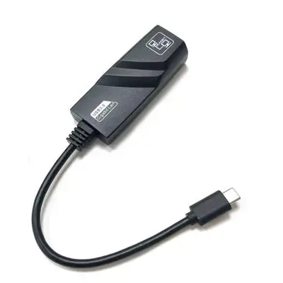 USB-C to Ethernet Adapter (RJ45) • Speed: up to 1000 Mbps (Gigabit) • Standards: IEEE 802.3 / IEEE 802.3u / IEEE 802.3ab • Port: USB-C → RJ45 • Feature: Auto MDI-X (auto cable detect) • Works on: Windows, macOS, Linux • Temp: 0–70°C