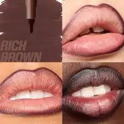 hudabeauty lip contour stain rich brown
