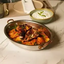 Chicken and Potatoes in Oven