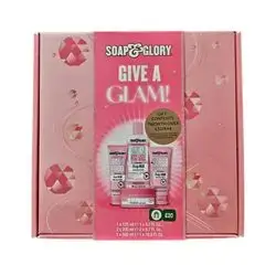 Soap Glory SPARKLE ON INSIDE | Original Pink Scent Gift Set, Shower Gel, Body Scrub, Body Moisturiser, Hand Cream | Complete Gift Set | Versatile Collection | 4 UNIQUE ITEMS