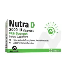 Nutra D 2000iu vitaminD 30 softgels