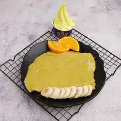 Pistachio Square Crepe