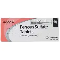 Ferrous sulfate tabs 200 mg accord
